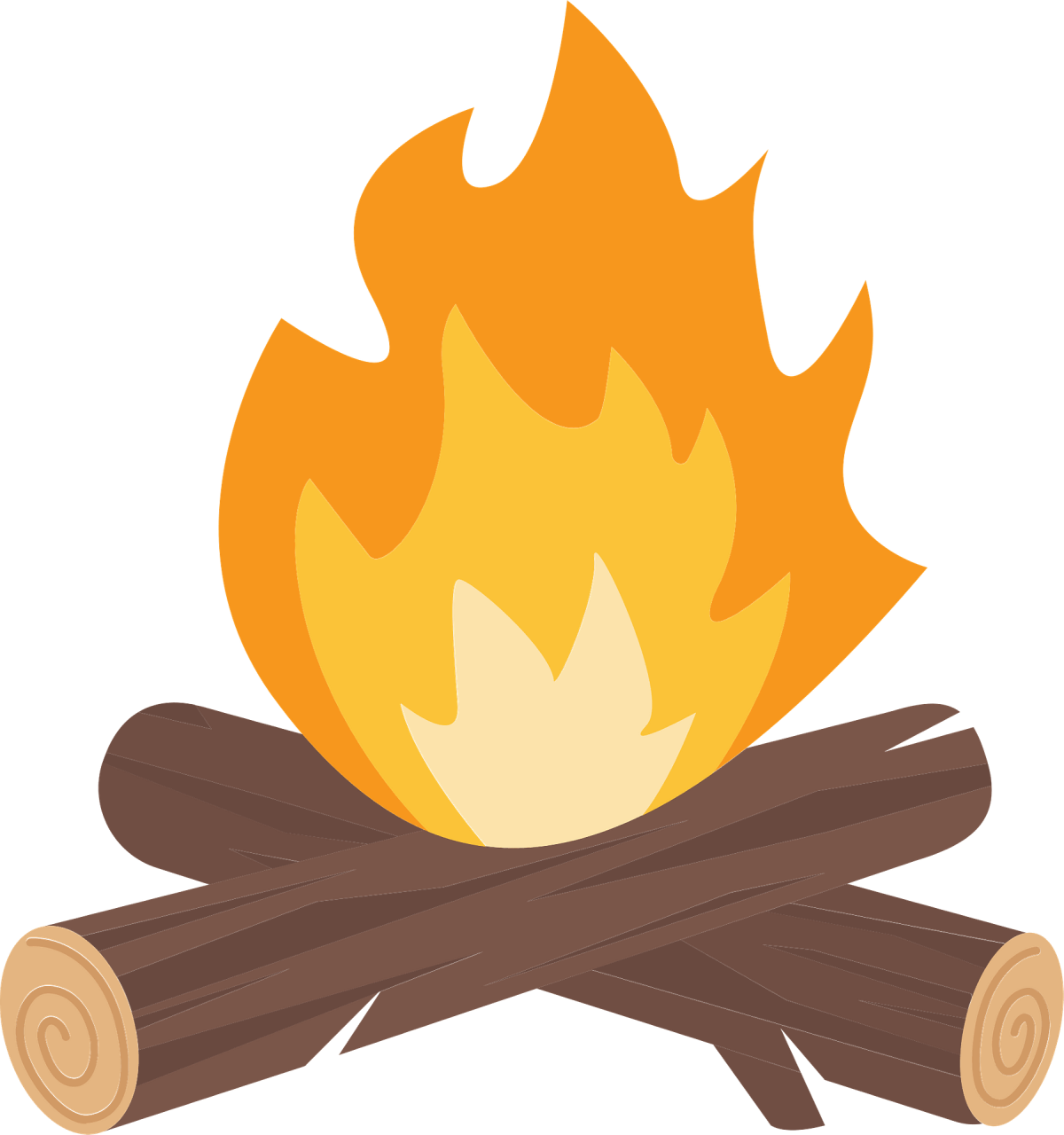 Костер клипарт