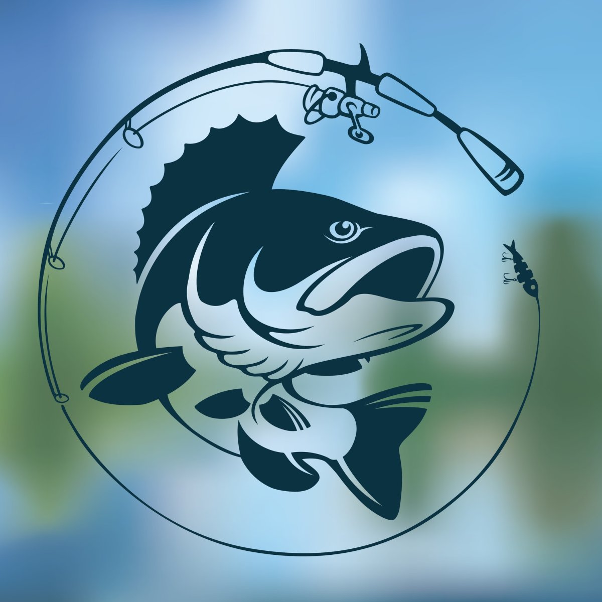 Значок рыбы