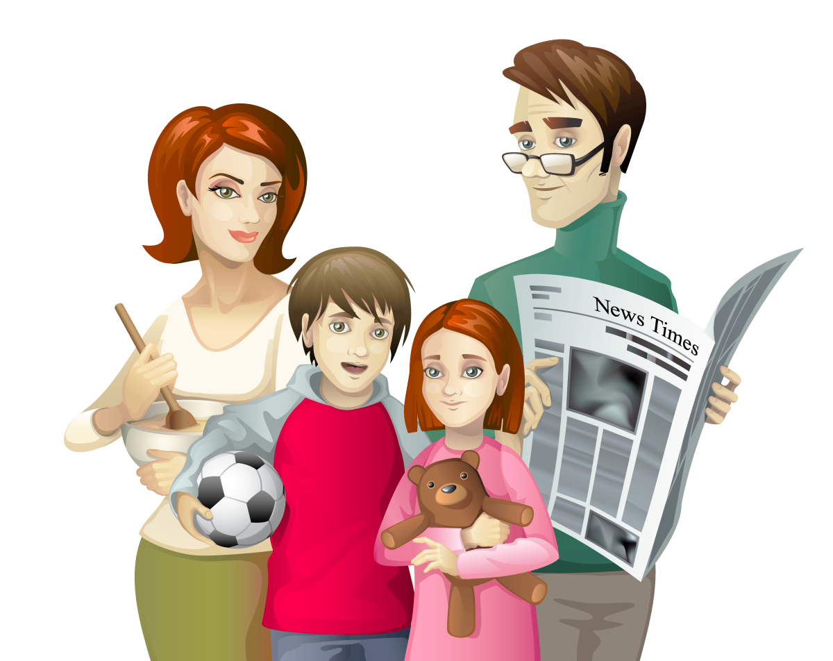 Родители мультяшные