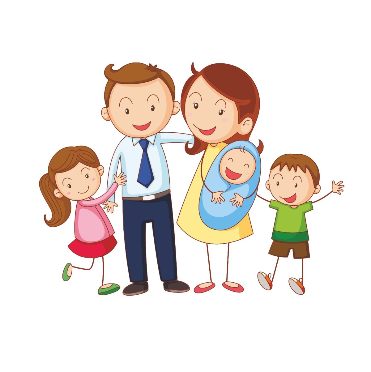 Родители и дети мультяшные