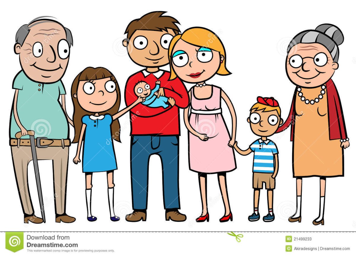 Векторная иллюстрация семья