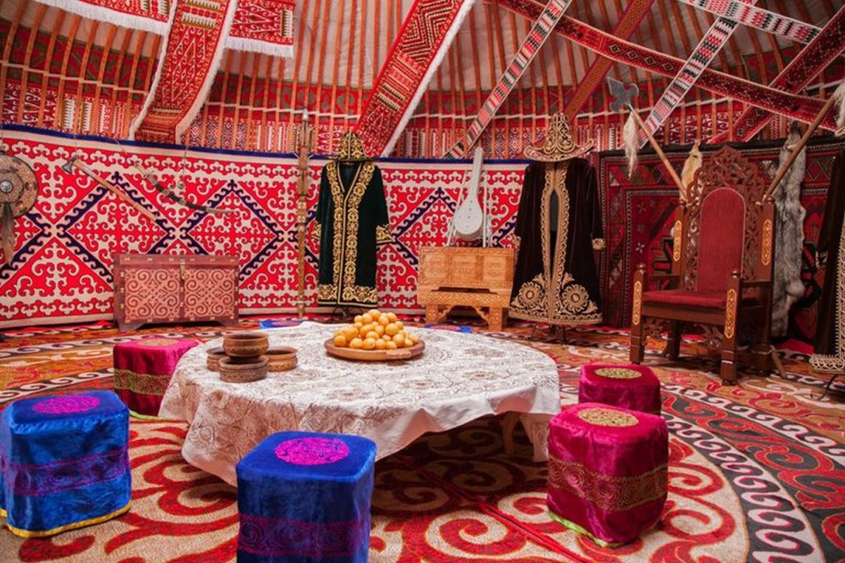 Жилище казахов юрта