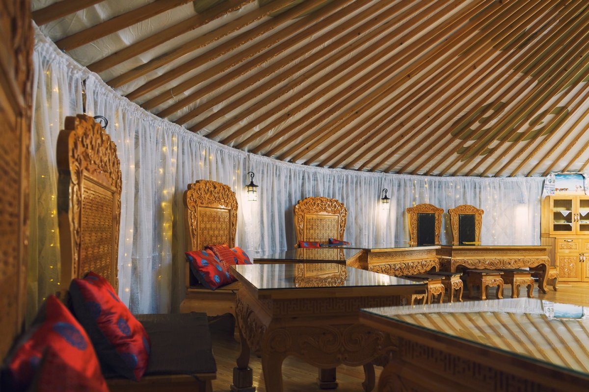 Казахское жилище юрта 1922г