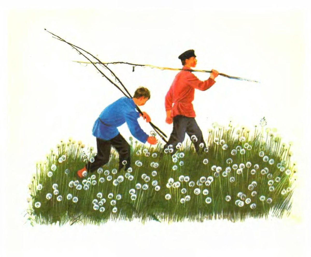 Иллюстрация к рассказу м Пришвина золотой луг