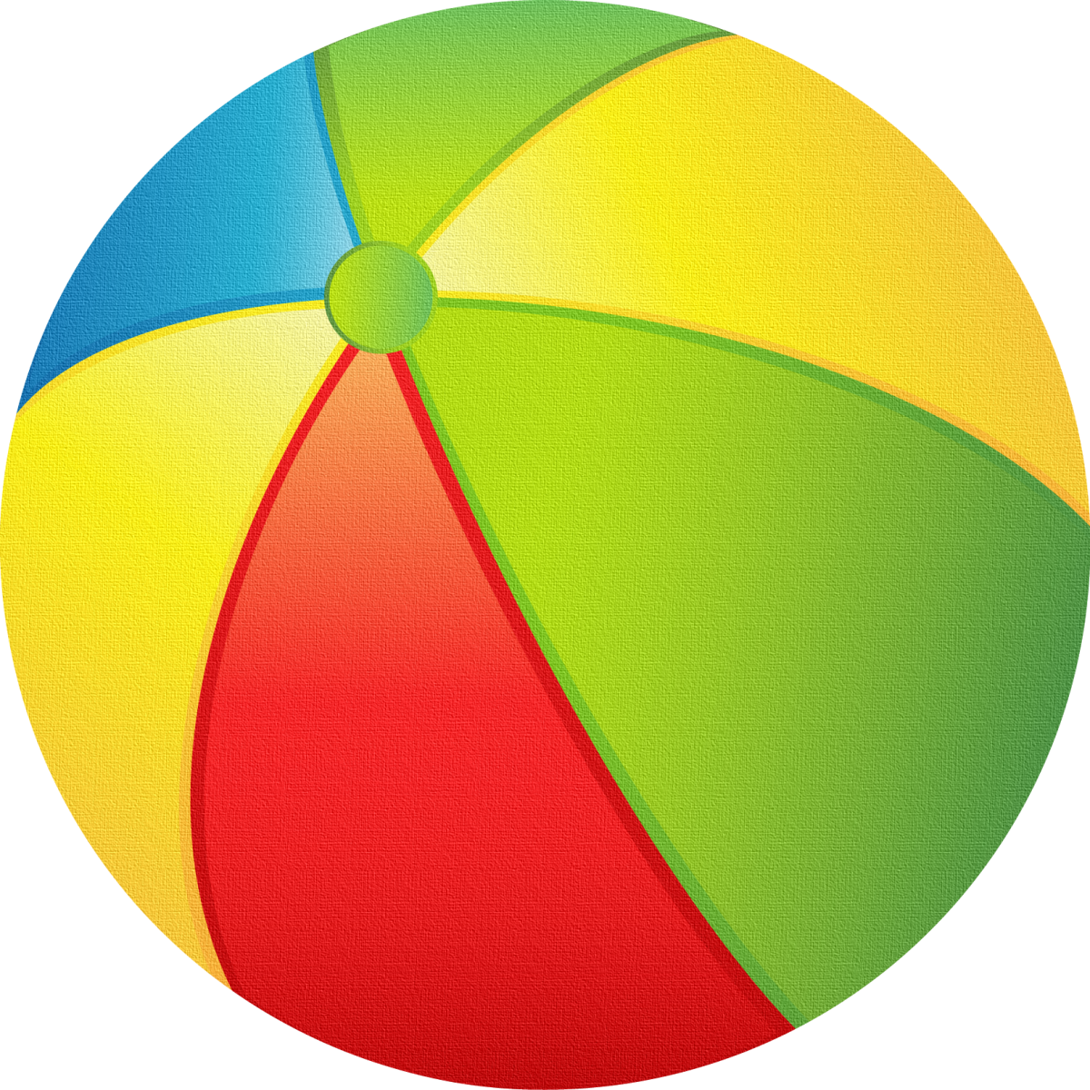 Мяч детский на белом фоне