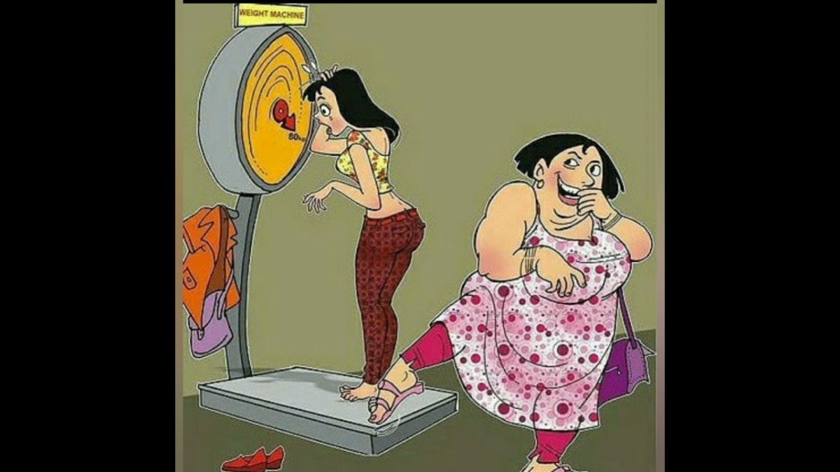 Похудение карикатура