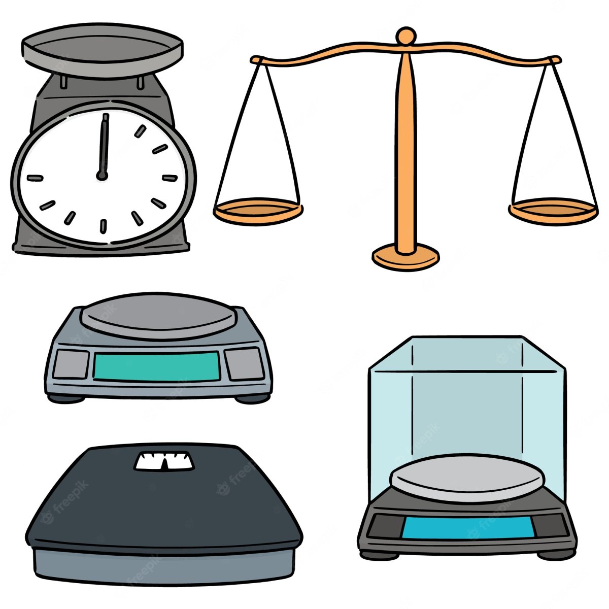 Весы современные иллюстрации