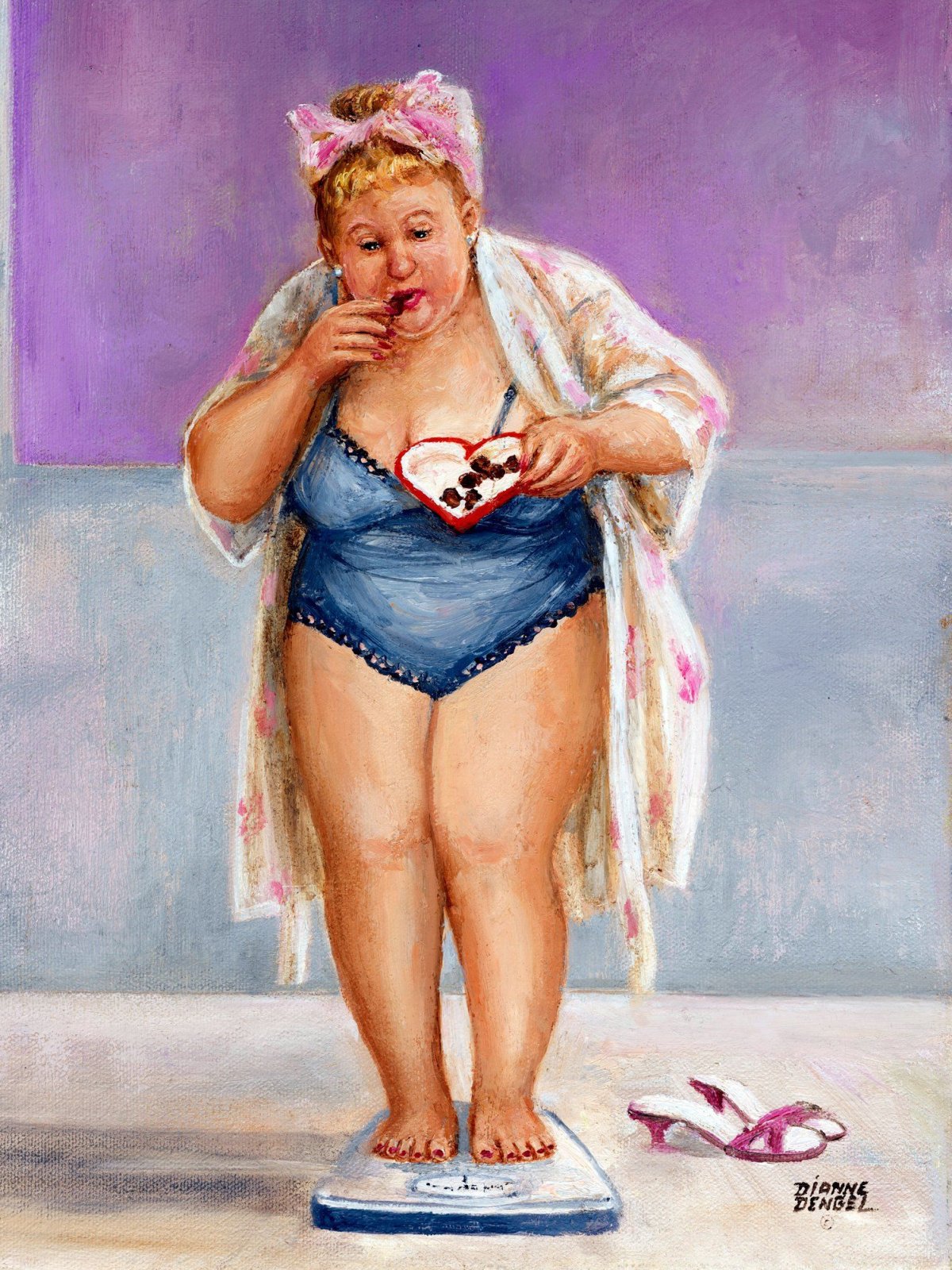 Диана Денгель картина толстая женщина