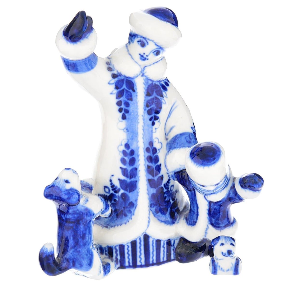 Блинница ф.Хозяюшка рис.Гжель