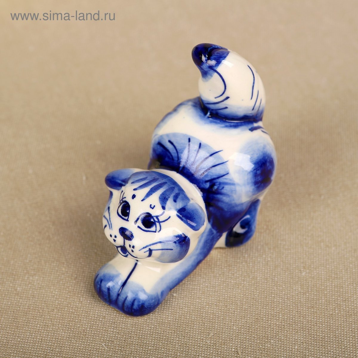 Матрешка сувенир Гжель