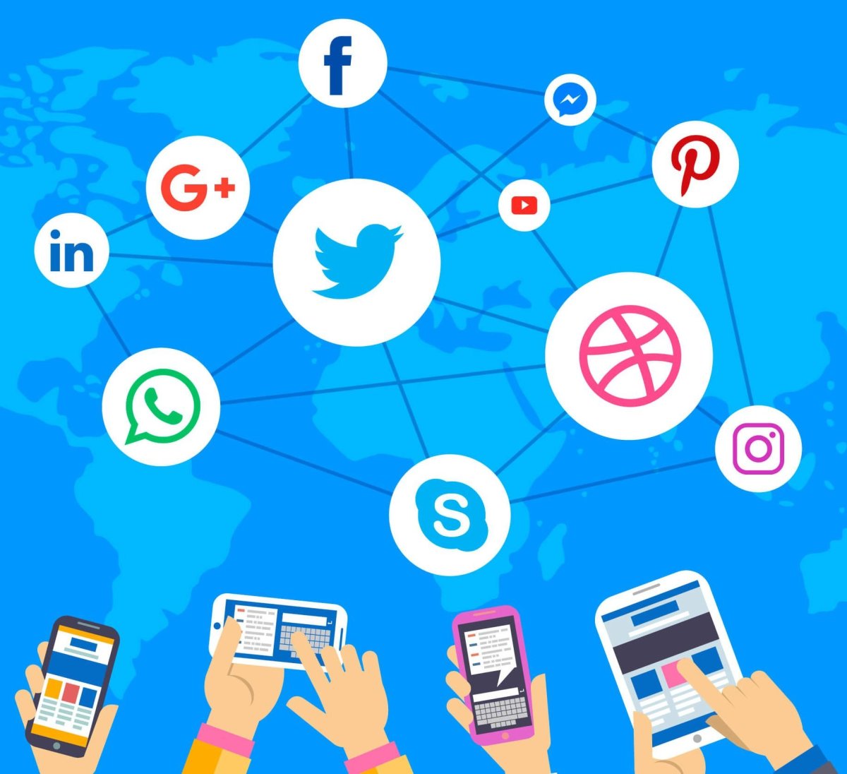 Руки тянутся друг к другу