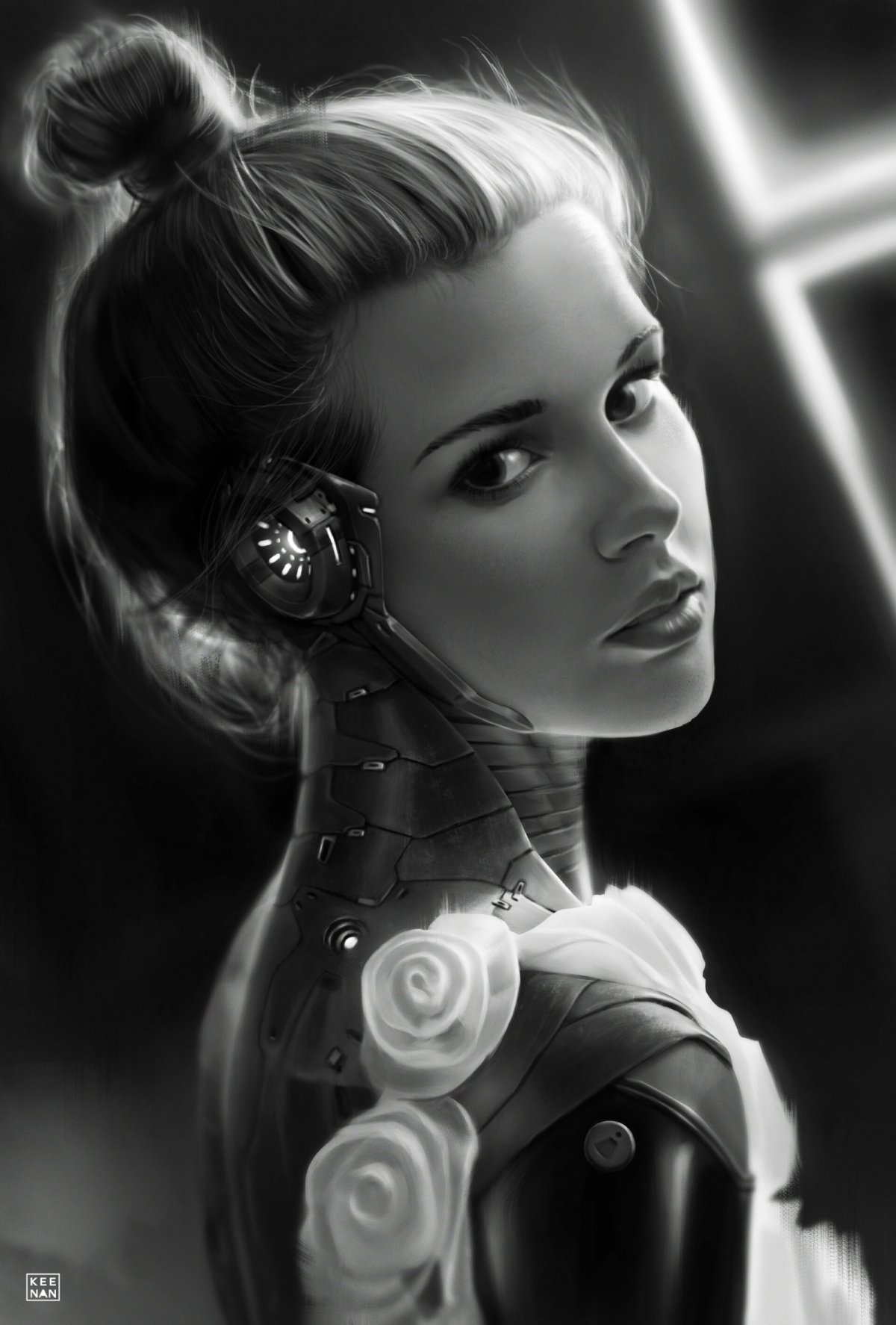 Cyberpunk Art киборг