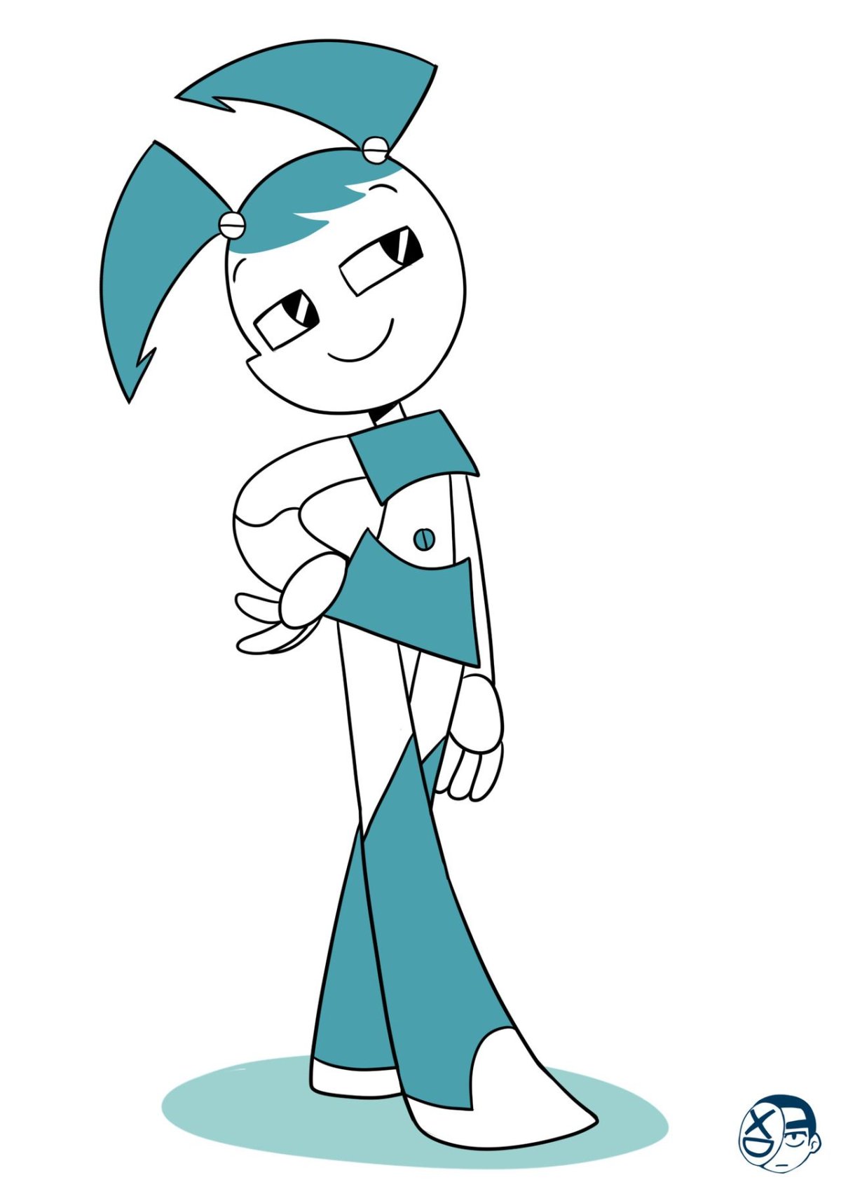 Девушка робот