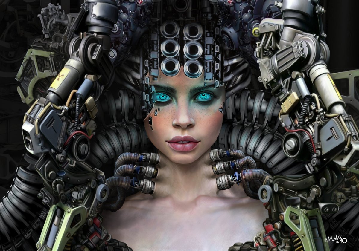 Девушка робот