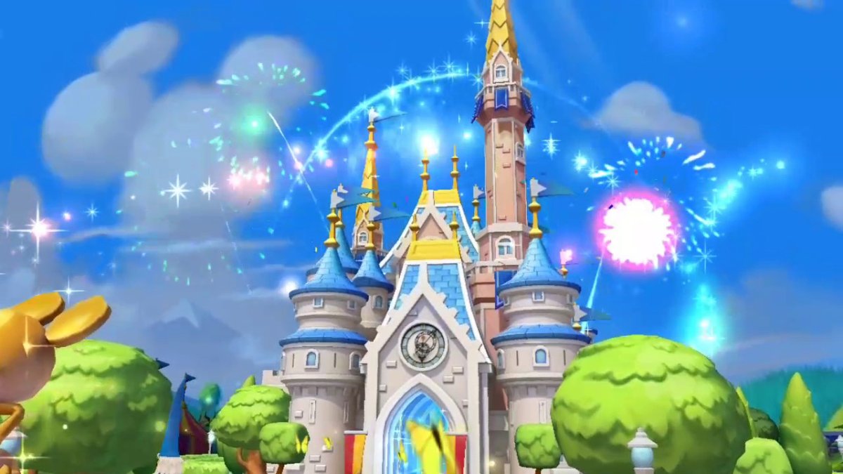 Фон сказочный замок