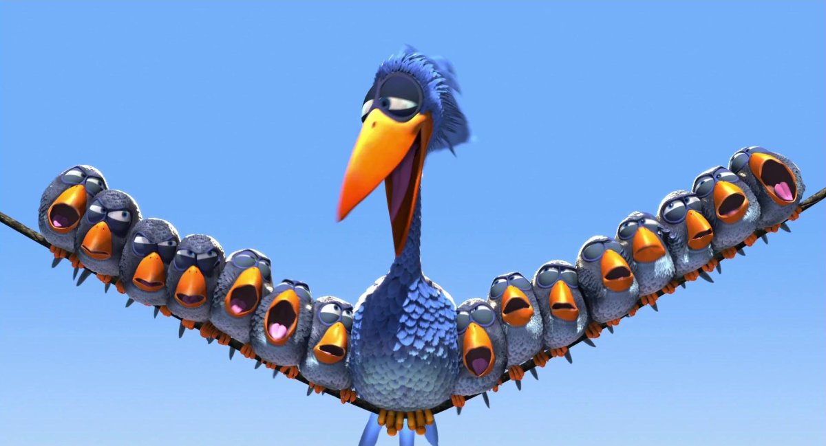 Птички на прозрачном фоне