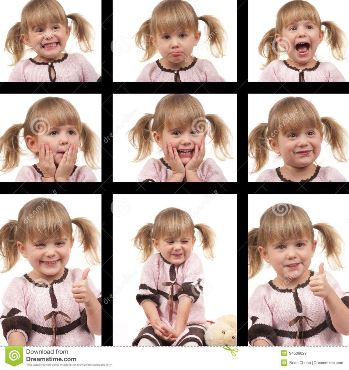 Разные эмоции детей