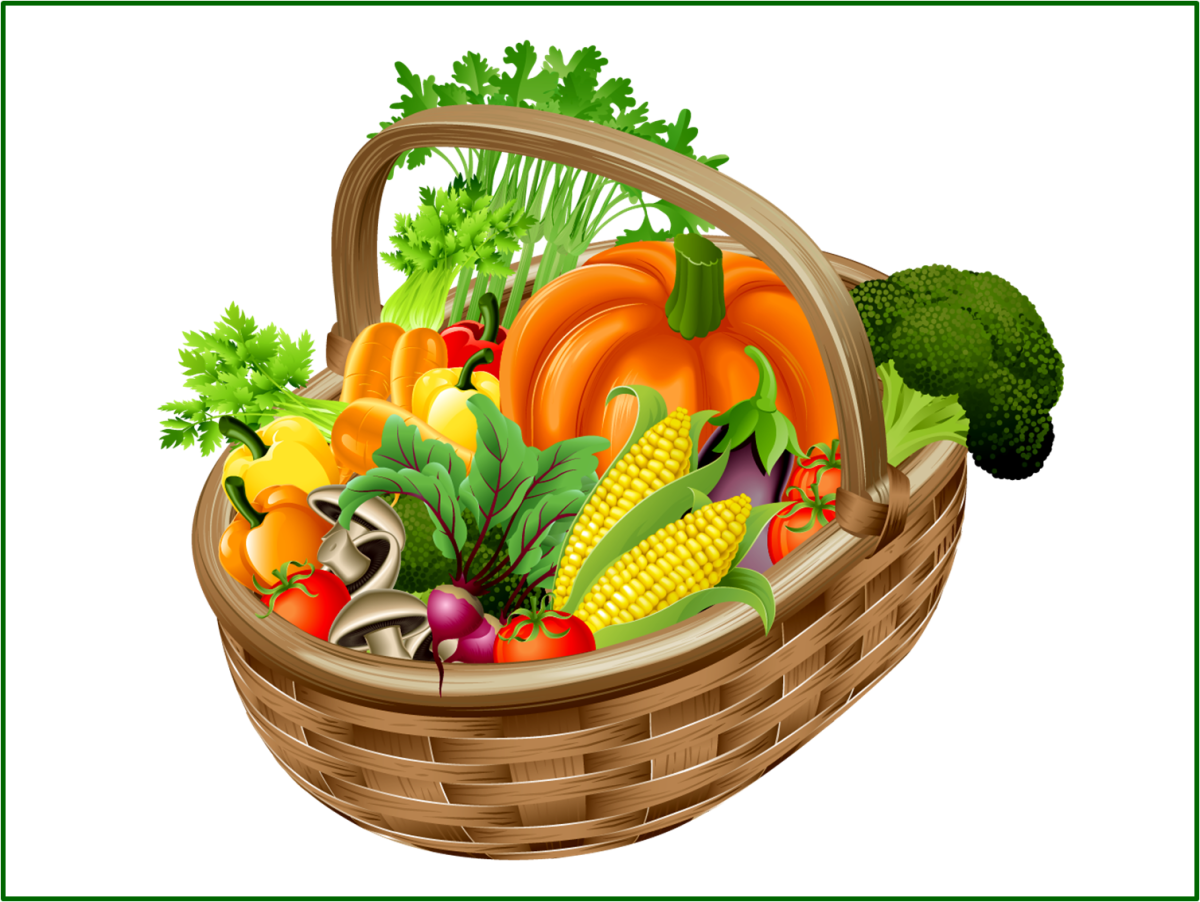 Корзина фрукты и овощи иконка