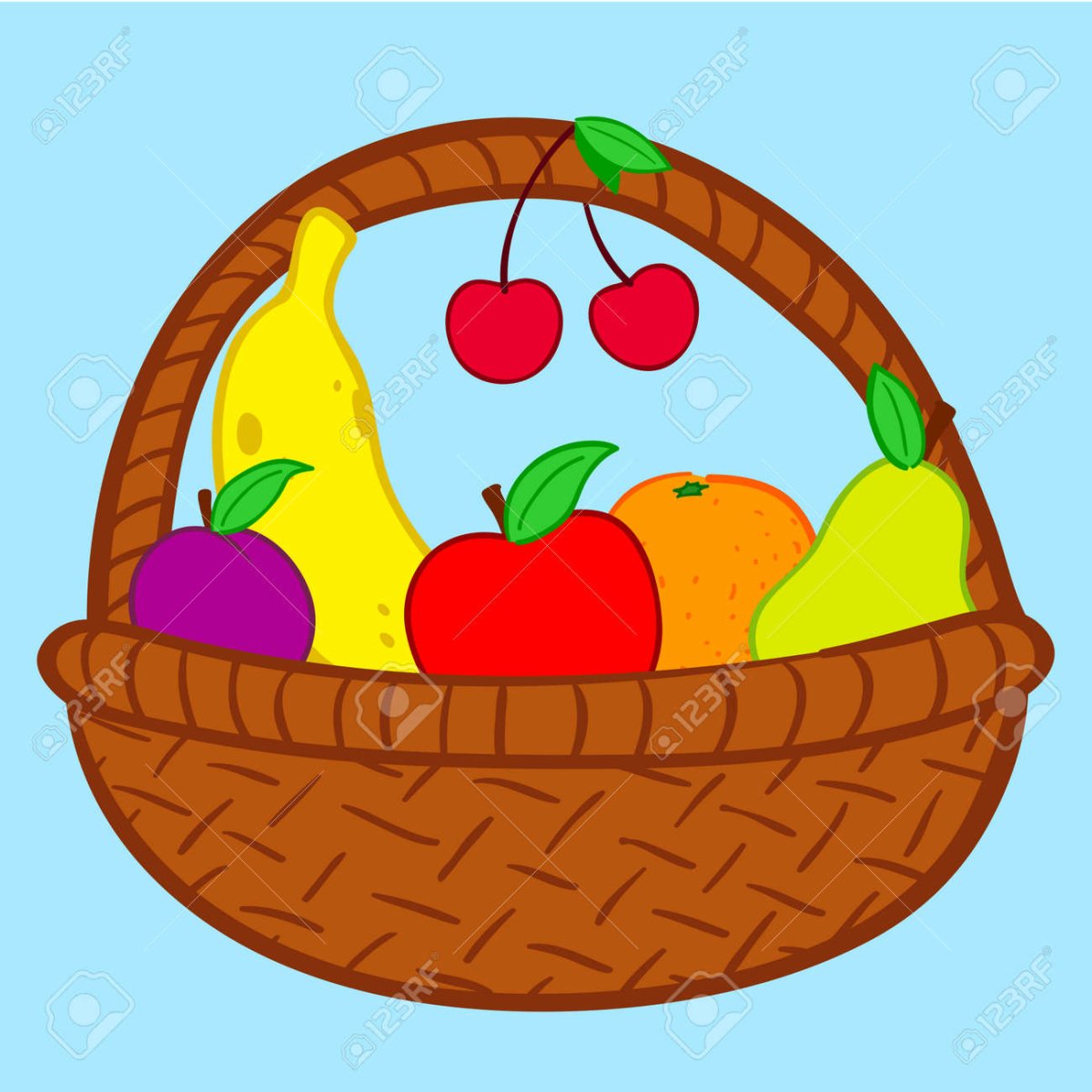 Корзинка с овощами