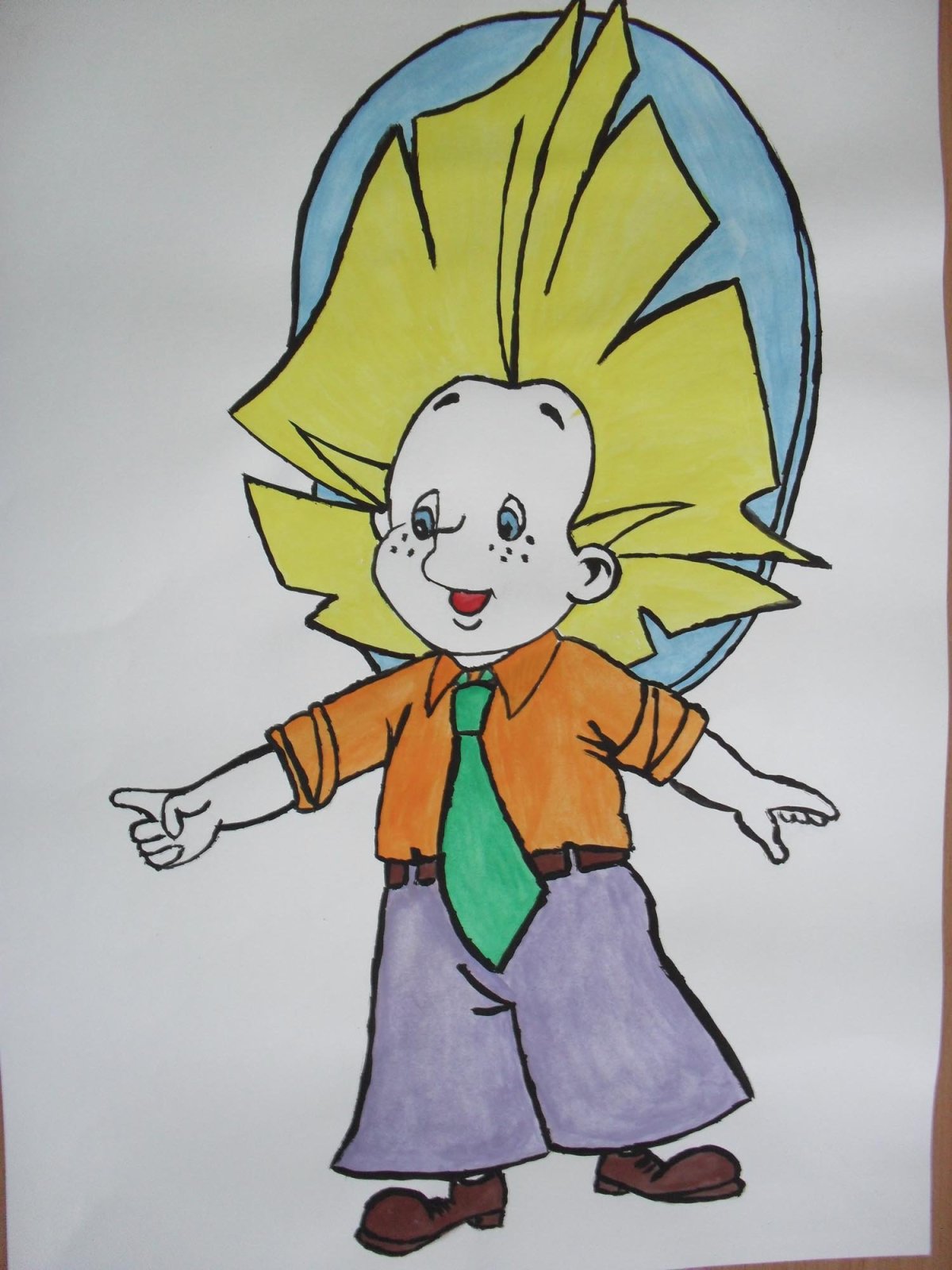 Разукрашка Незнайка