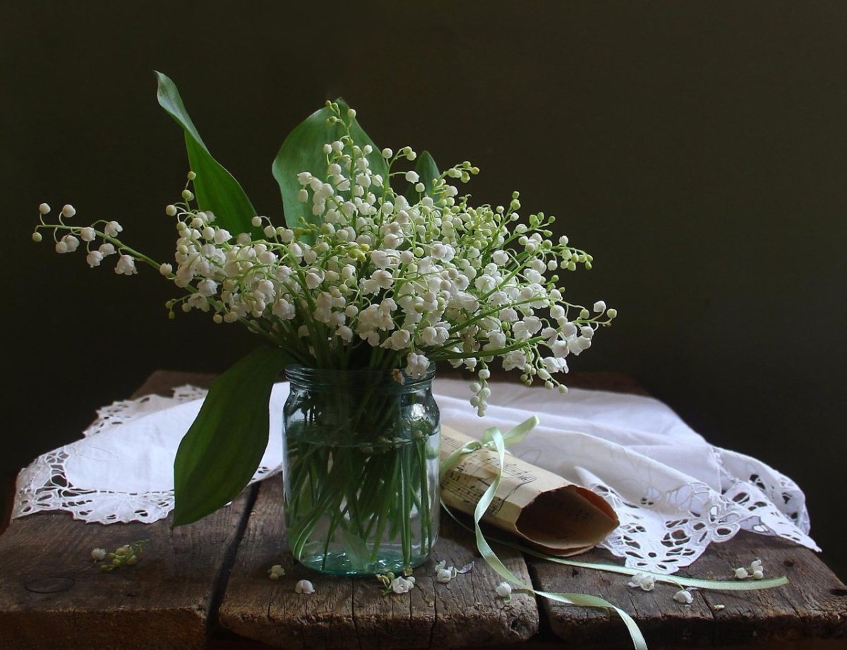 Фотонатюрморты с ландышами