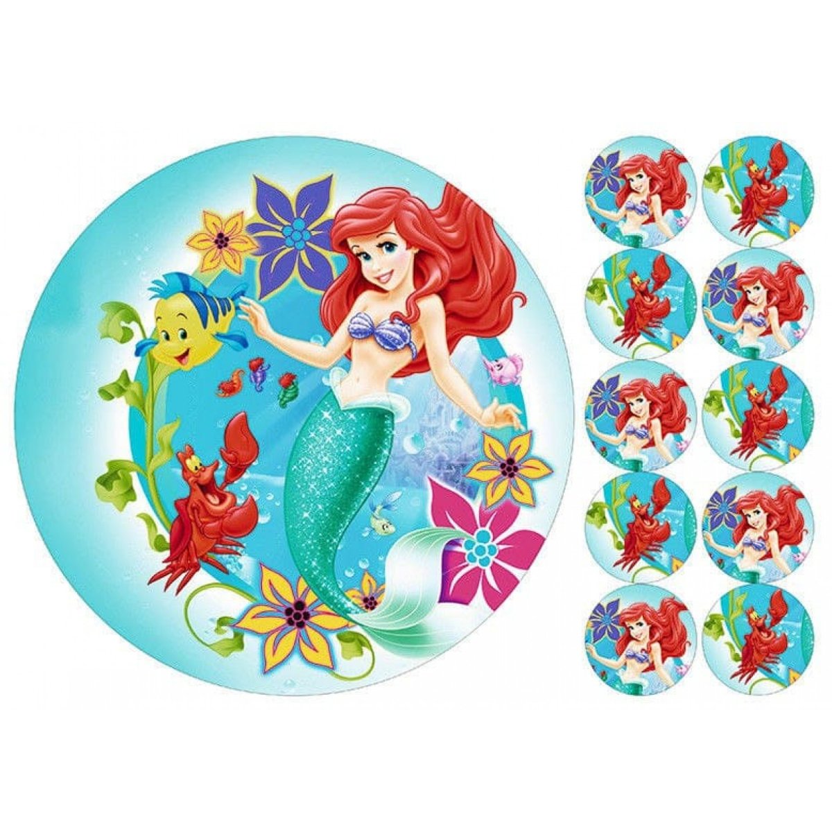 Сахарная печать Русалка