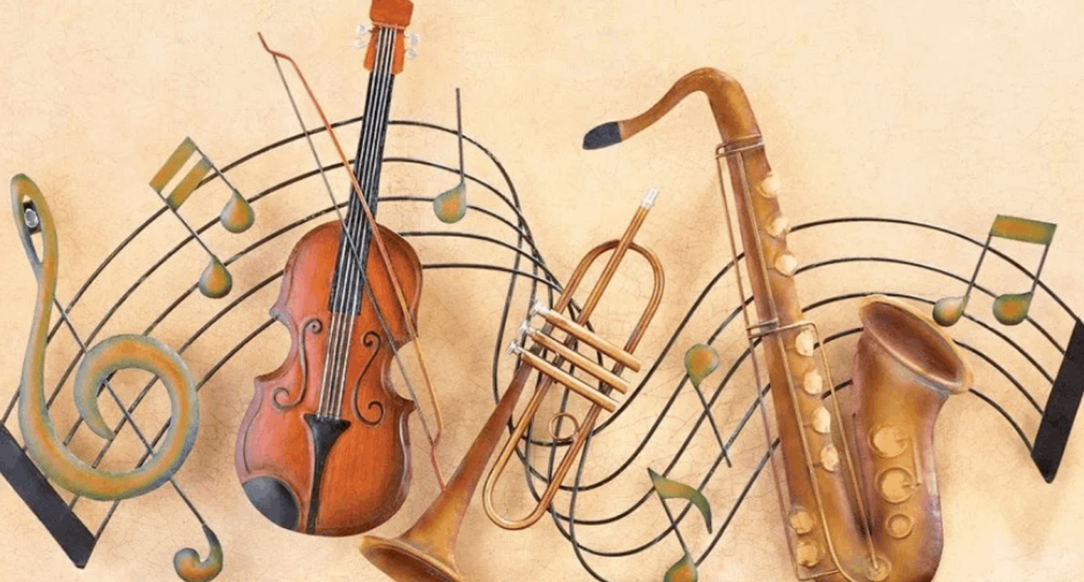 Иллюстрации музыкальных инструментов