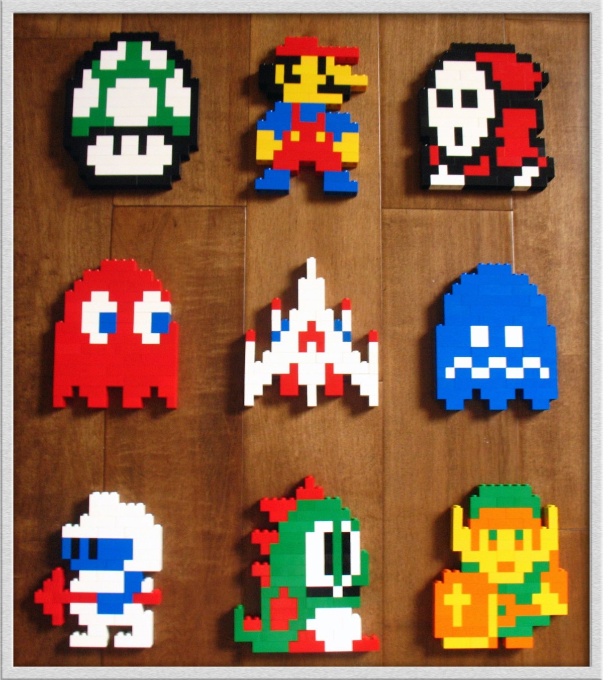 Лего Марио пиксельный