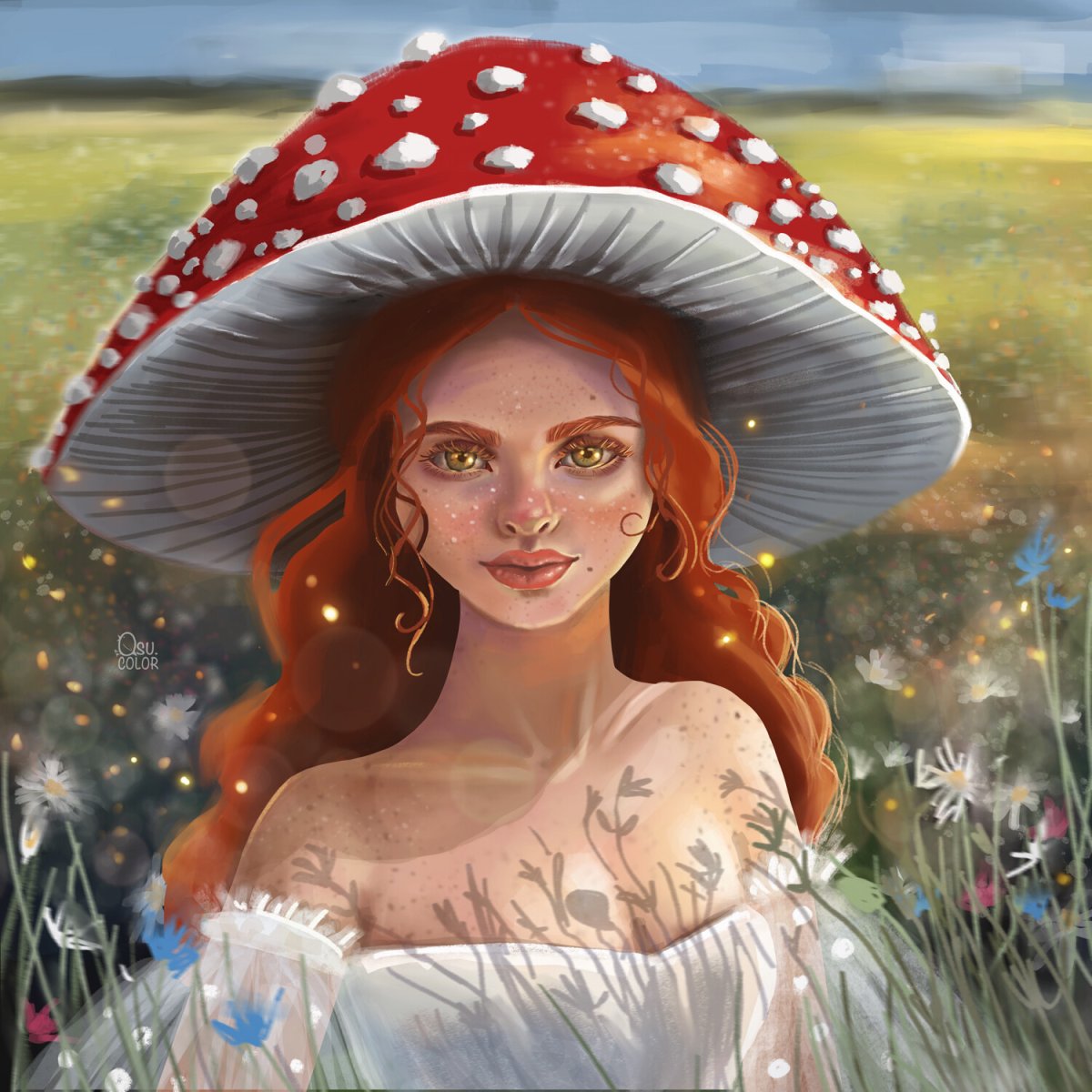 Девочка мухомор