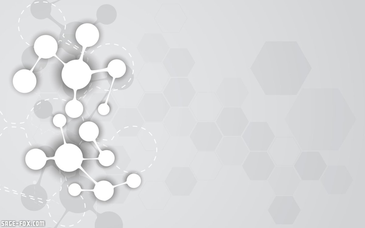 Фон для презентации молекулы