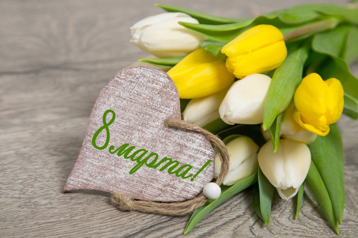 Тюльпаны открытка