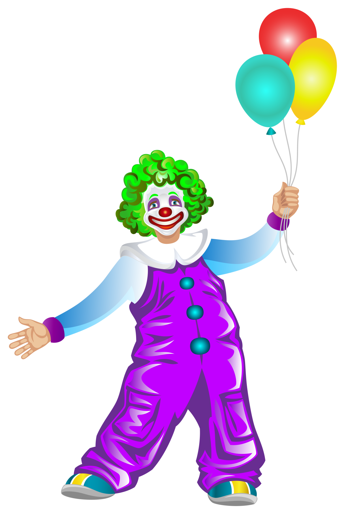 Клоун мультяшный
