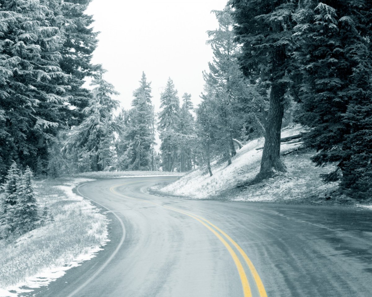 Дороги Аляски зимой