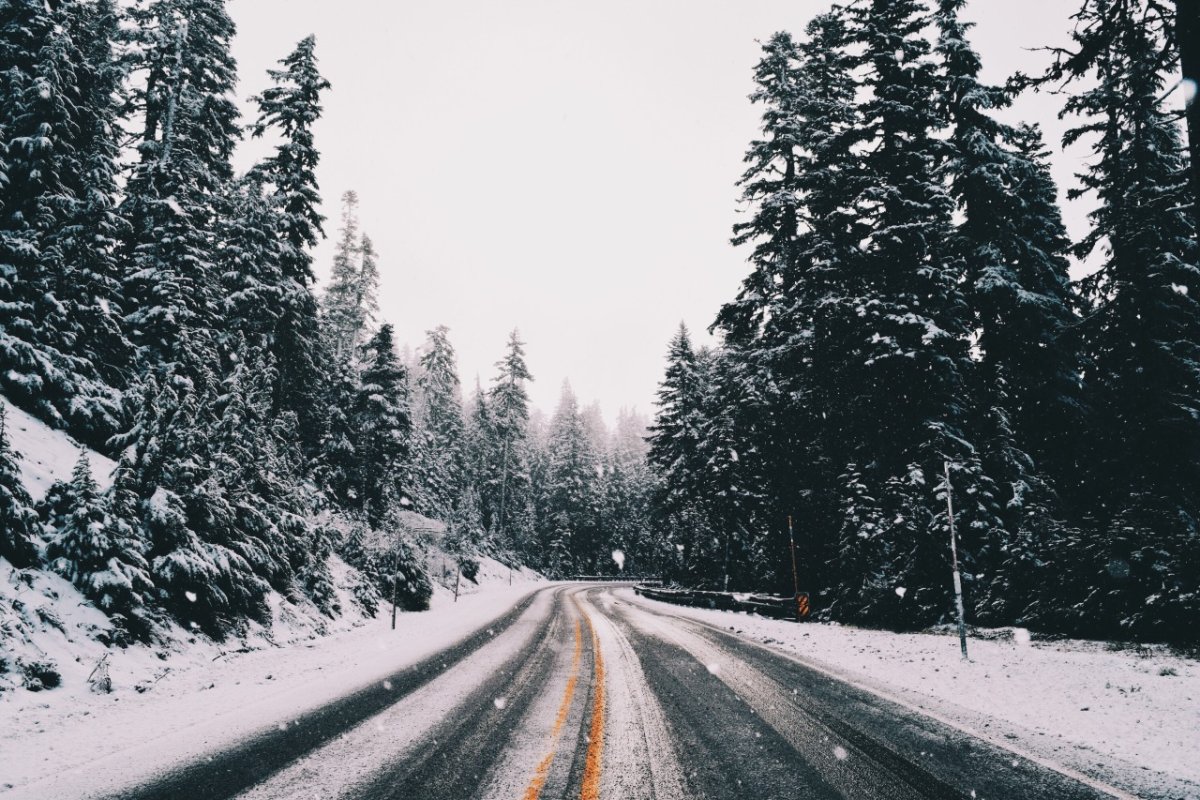 Трасса зима