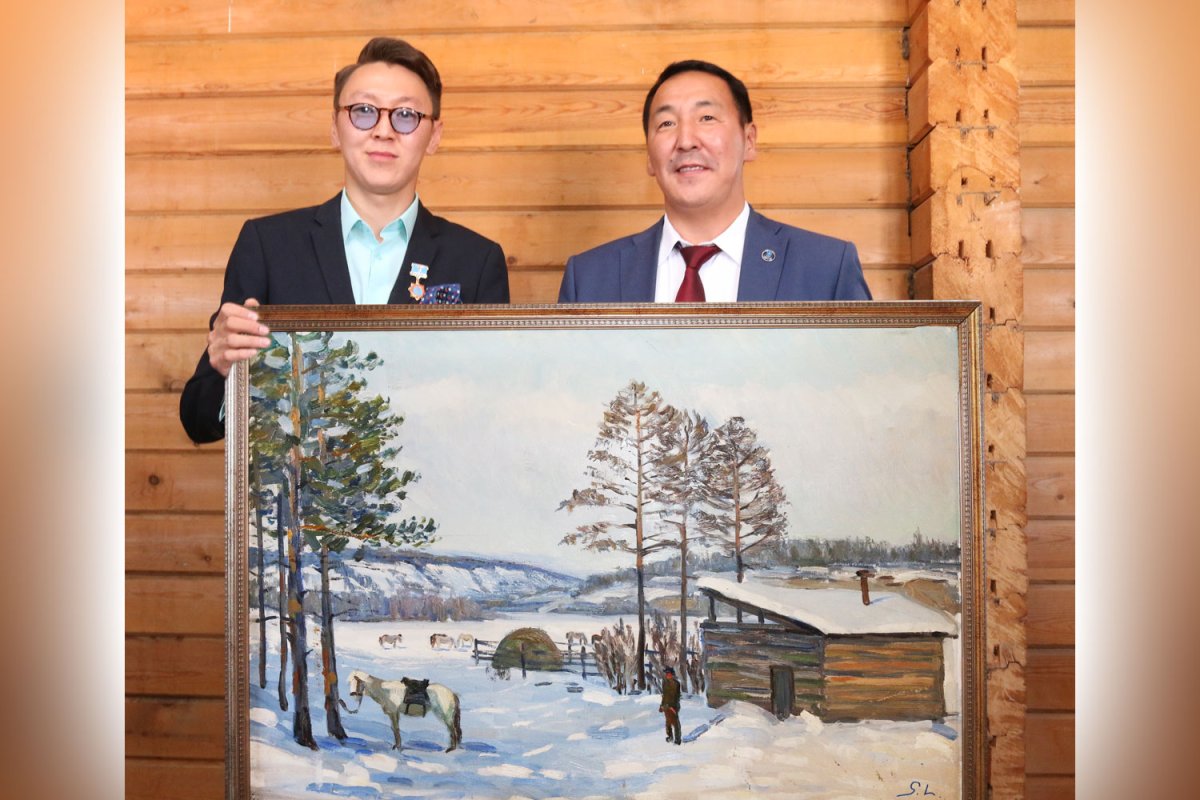 Якутский художник Семен Луканси