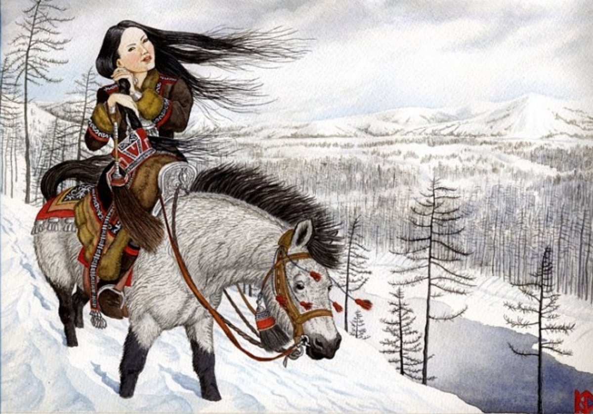 Якутский художник Семен Луканси