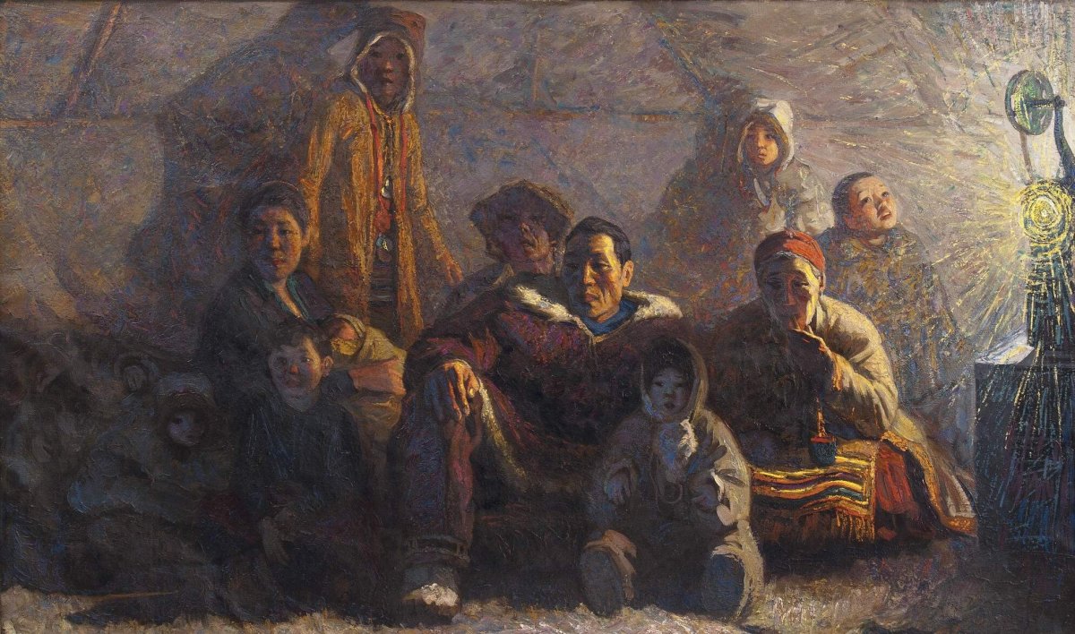 Эвенки Якутии живопись