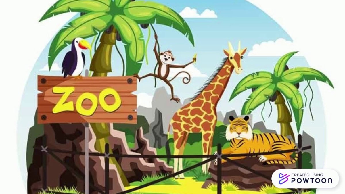 Зоопарк вектор на прозрачном фоне