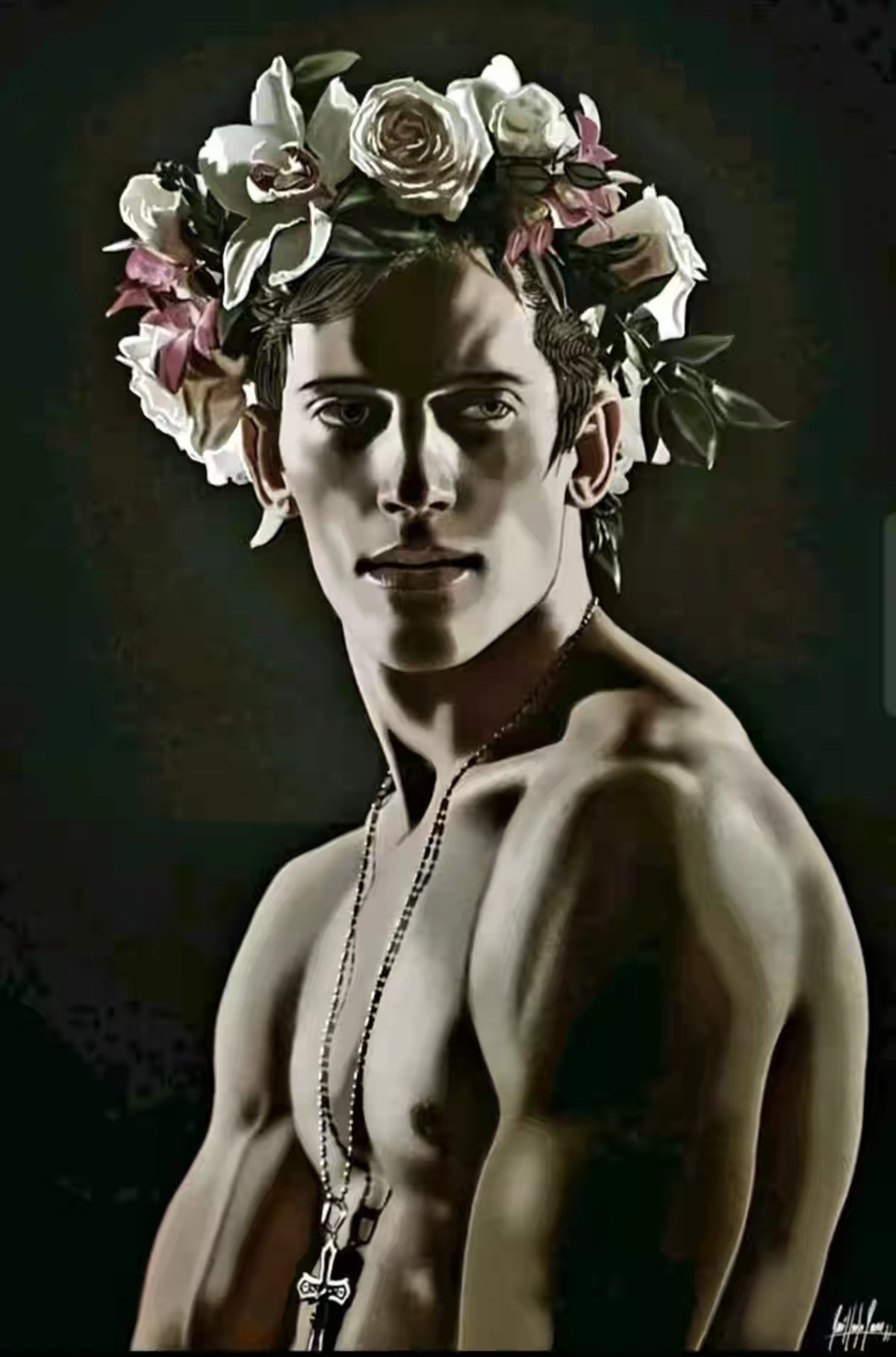 Корона на голове мужчины