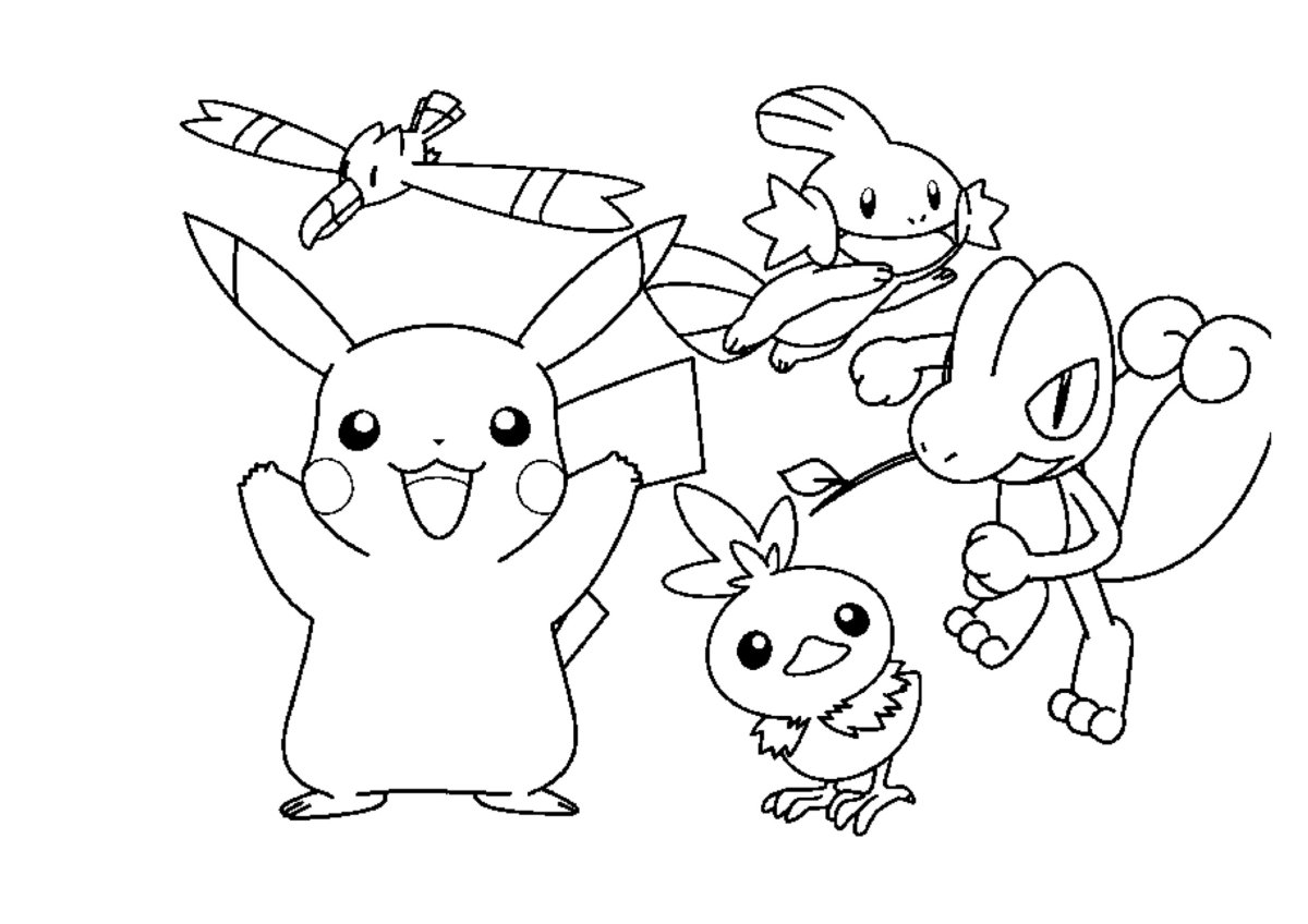 Покемон Джолтеон раскраска