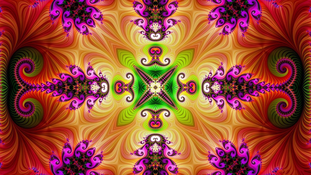 Фракталы яркие