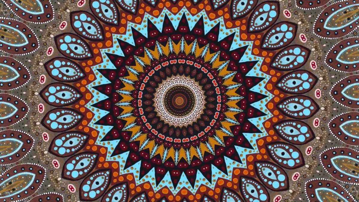 Орнамент Индия Мандала