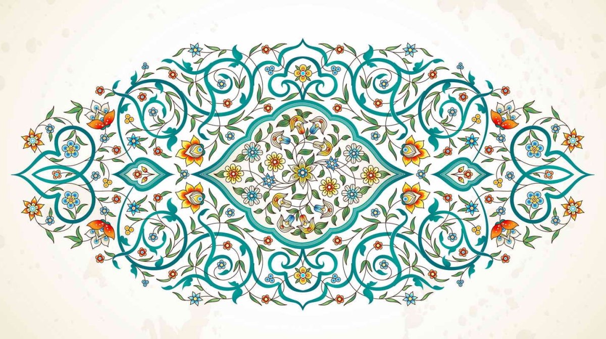 Арабские цветочные узоры