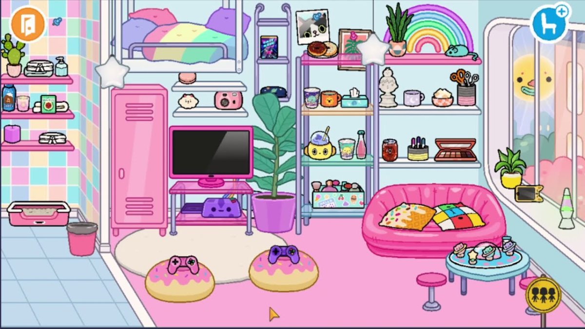 Тока бока спальня для девочки