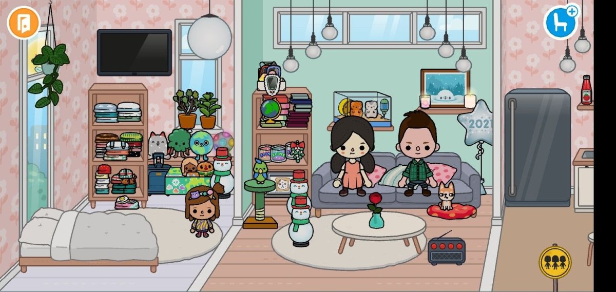 Toca boca комнаты