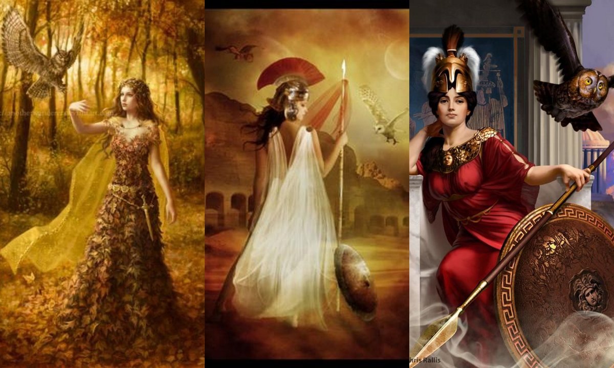 Богиня Олимпа Афина