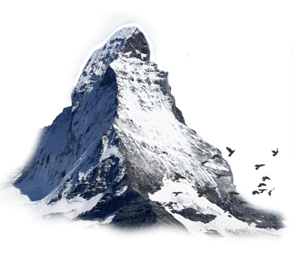 Горы без фона