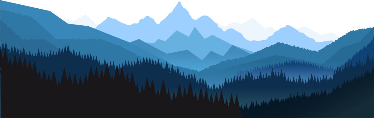 Горы силуэт