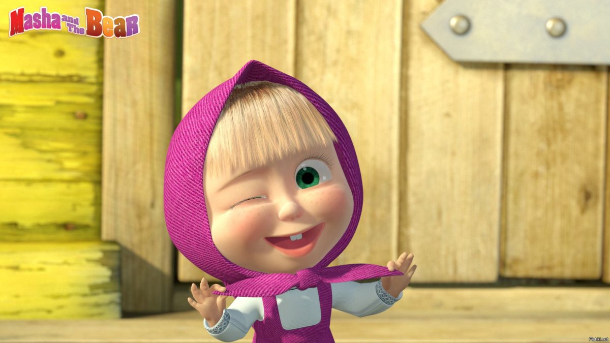 Маша из Маша и медведь лицо