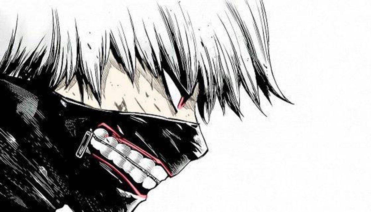 Канеки Кен черно белый